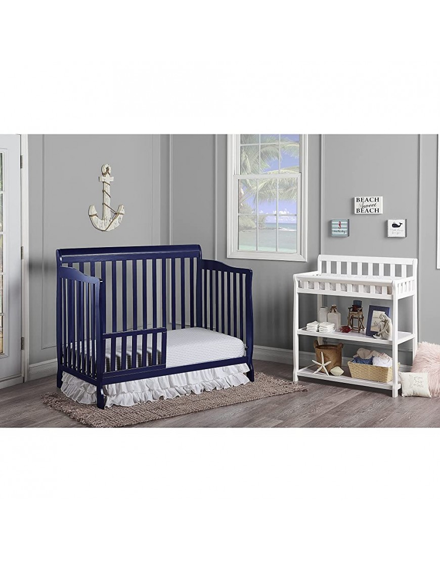 Dream On Me Universal Convertible Crib Toddler Guard Rail Royal Blue - BVZCK4ICE