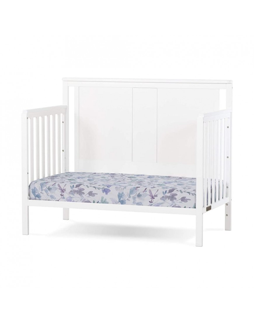 Forever Eclectic Quincy 4-in-1 Convertible Crib Matte White - B7LHKQ2VK