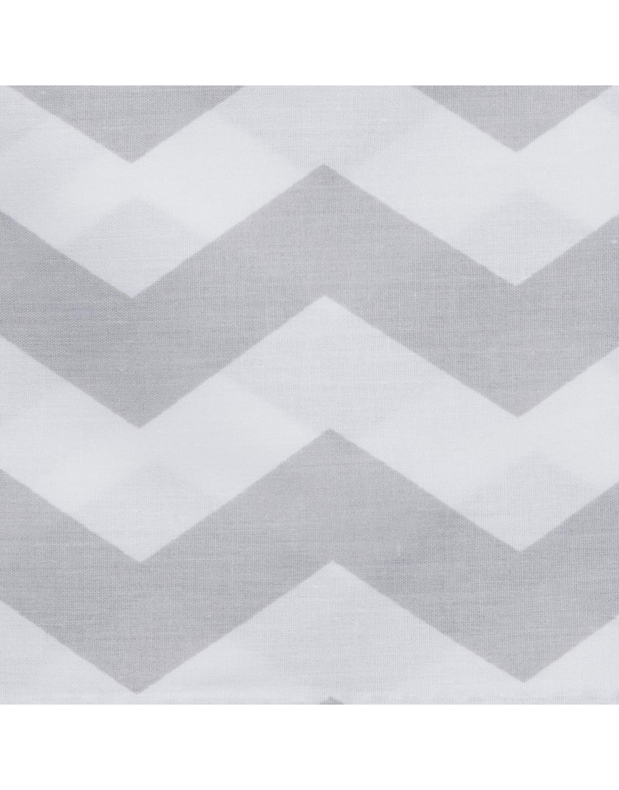 Little Love by NoJo Separates Collection Chevron Print Crib Liner Grey White - BYHGO9C76