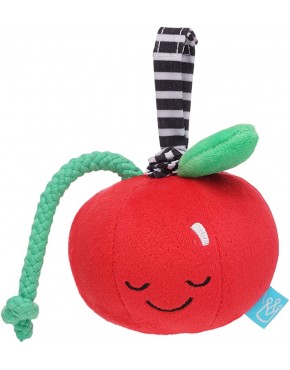 Manhattan Toy Mini-Apple Farm Cherry Brahm's Lullaby Pull Musical Toy with Crib or Baby Carrier Attachment - B4JKS0I45