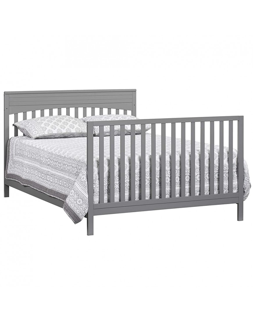 Oxford Baby Emerson Full Bed Conversion Kit for 4-in-1 Convertible Crib Dove Gray - BMMDJK87D