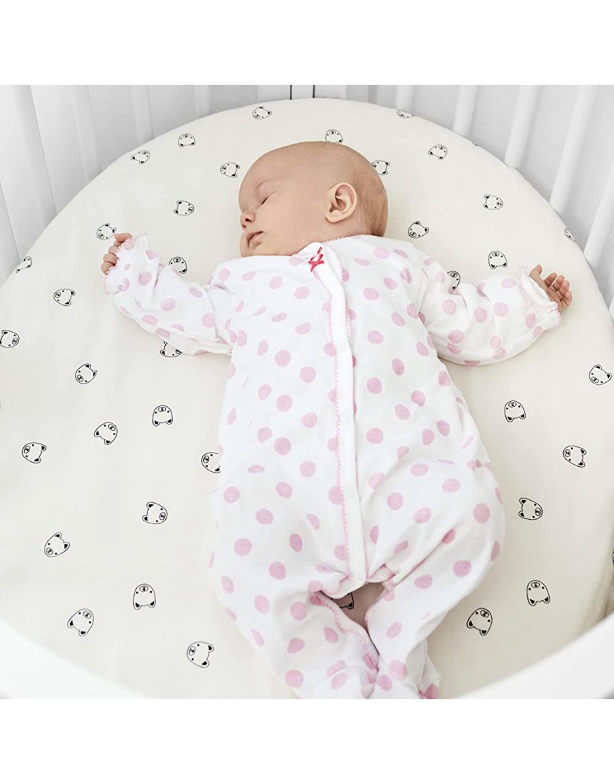 Stokke Sleepi Mini 4-in-1 Oval Crib Suitable for 0-6 Months Adjustable Stylish & Compact Optional Bed Extension to Fit Children Up to 10 Years - B332R6505