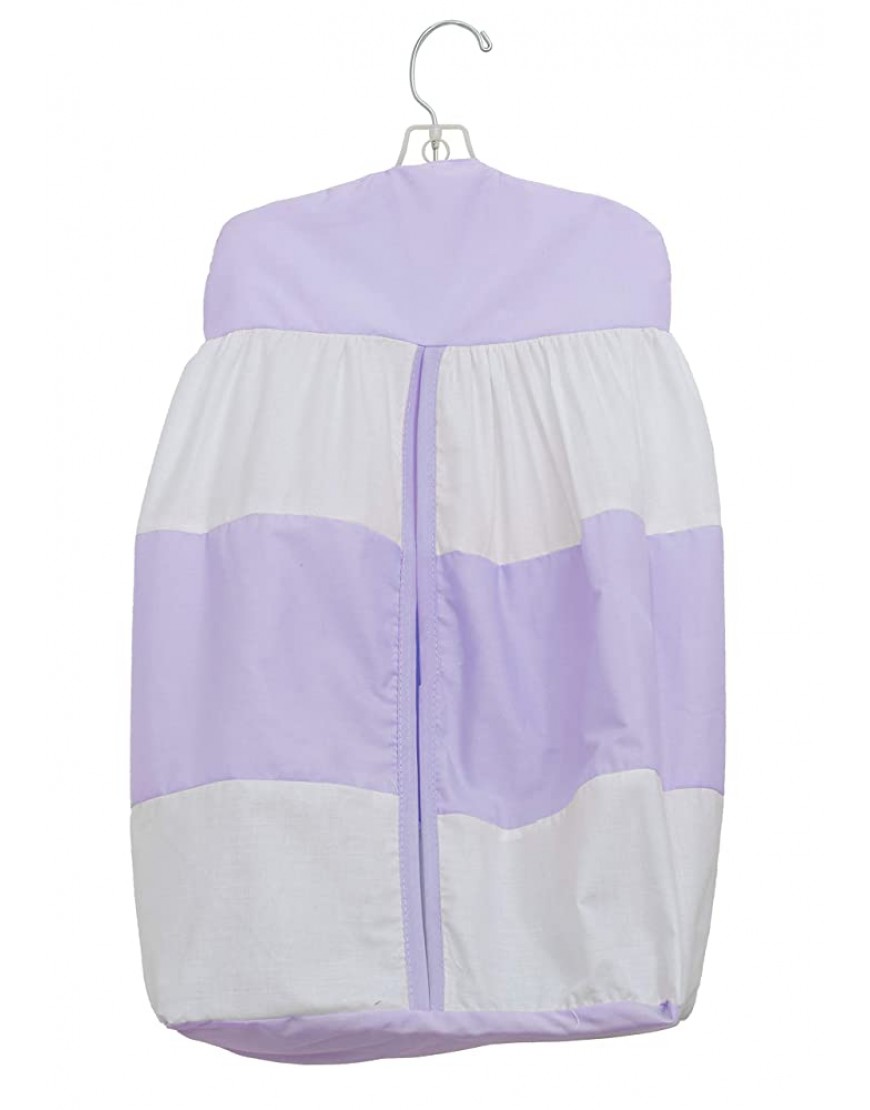 Baby Doll Lodge Collection Diaper Stacker Lavender - B5VKAHYH6
