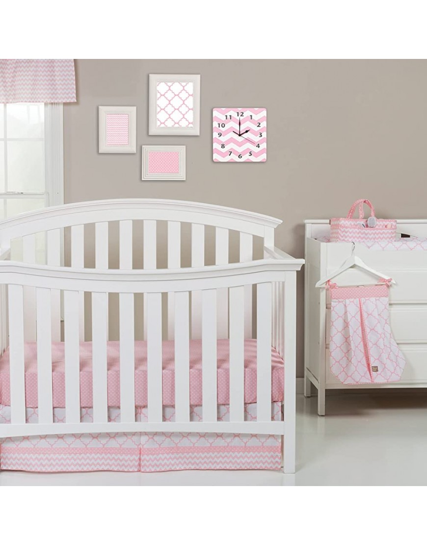 Pink Sky Geometric Baby Nursery Diaper Stacker Storage Device - BQN8QQRM4