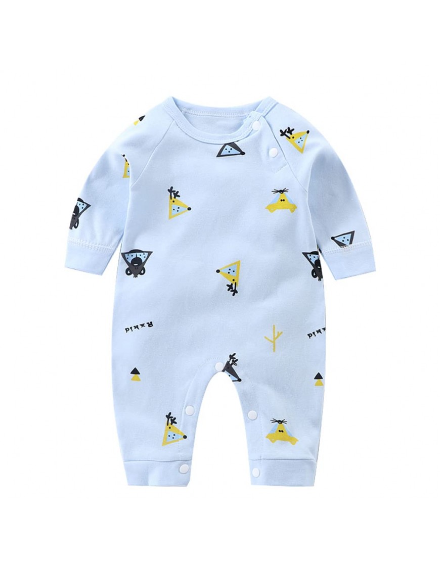 Baby Rompers Newborn Unisex Cotton Coveralls One Pieces Jumpsuits Boy Girl Cartoon Romper 0-12 Months - B450ZCX4F